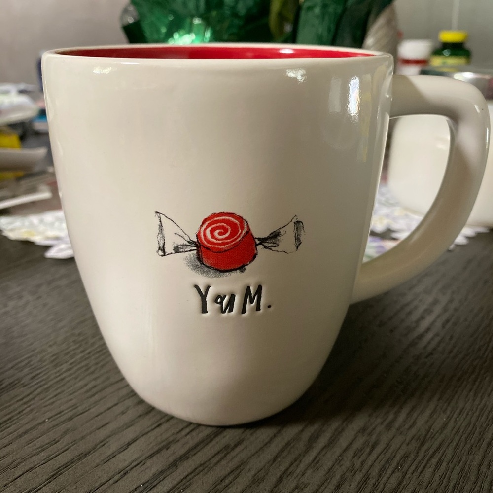 Rae Dunn Yum holiday treat mug